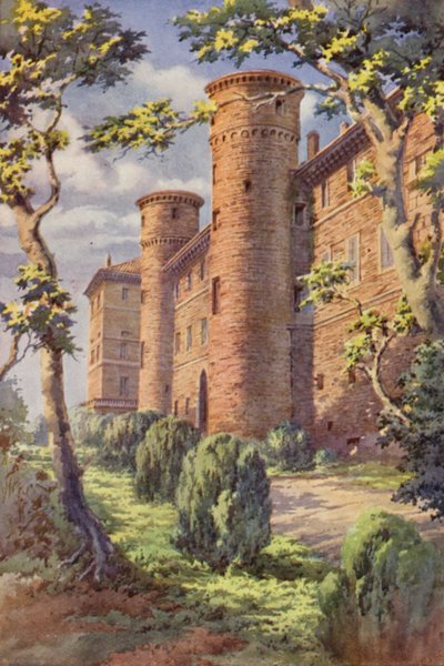 Het Koninklijk Kasteel, Moncalieri door C.T.G. Formili