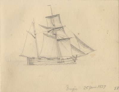 En Kuf door Christoffer Wilhelm Eckersberg