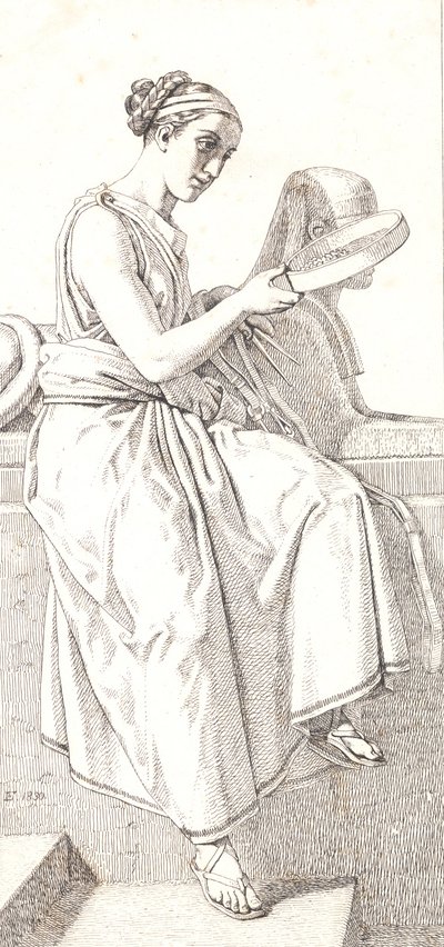 Verstand. Allegorisch figuur door Christoffer Wilhelm Eckersberg