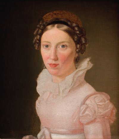 Suzanne Juel. De schoonzus van de kunstenaar en later zijn derde vrouw door Christoffer Wilhelm Eckersberg
