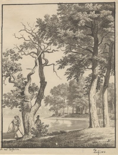 Het eiland bij Valsøelille, juli 1810 door Christoffer Wilhelm Eckersberg
