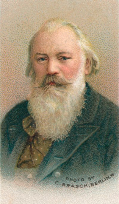 Johannes Brahms 1833-1897 was een Duitse componist en pianist, 1911 door C Brasch