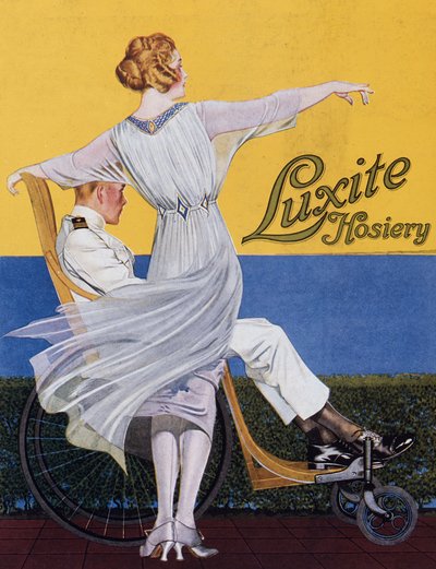 Advertentie voor Luxite Kousen, uit Vogue magazine, 1919 door C. Coles Phillips