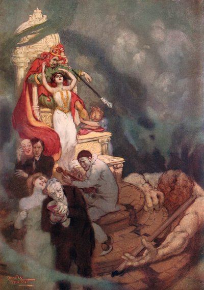 De Dood Van Arbeid door C. Dudley (after) Tennant