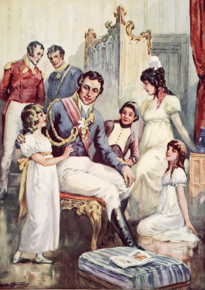 Wellington aan de vooravond van Waterloo door C. Dudley Tennant
