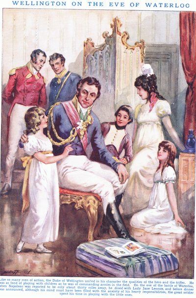 Wellington aan de vooravond van Waterloo AD 1815 door C. Dudley Tennant