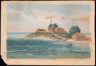 Fort Dearborn in 1803 door C. E. Petford