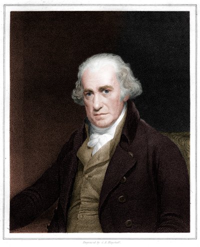 James Watt, Schotse ingenieur, 1833 door C. E. Wagstaff