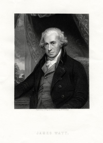 James Watt, Schotse uitvinder en ingenieur, 19e eeuw door C. E. Wagstaff