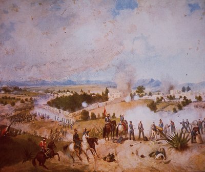 Mexicaans-Amerikaanse Oorlog (1846-48), Slag bij Molino del Rey, Amerikaanse troepen aanvallen door C. Escalante