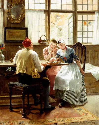 Het Dammen door C. Hendrick Nordenberg