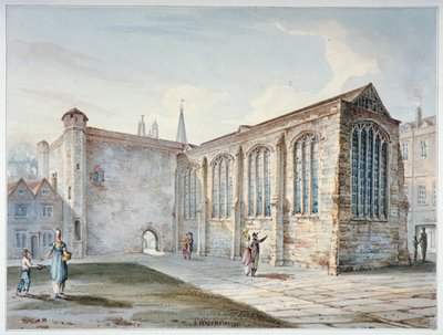 Heilige Drievuldigheidskapel, Leadenhall Street, bekend als Leadenhall Chapel, City of London door C John M Whichelo