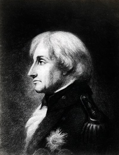 Lord Nelson in Merton House in begin september 1805, 19e eeuw door C John M Whichelo