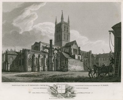 Noordoostelijk uitzicht op de St Saviour