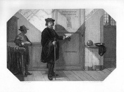 Rembrandt Harmenszoon van Rijn, 17e-eeuwse Nederlandse schilder, ca. 1870 door Domenico del Barbiere
