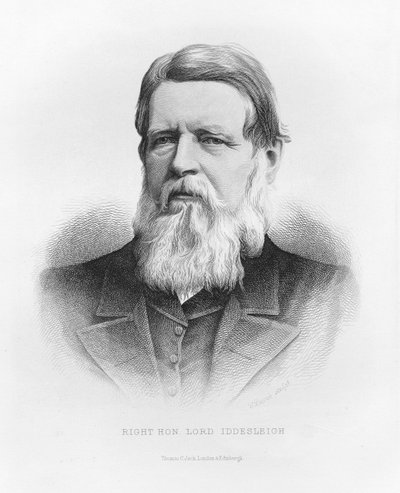 Portret van de Eerwaarde Heer Lord Iddesleigh door C. Laurie