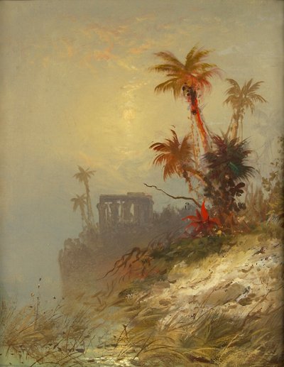Egyptisch landschap door C. Morgan McIlhenney