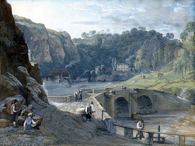 Uitzicht op de Elbe door C. Roes