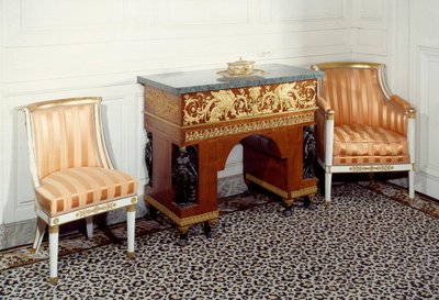 Kantoor van keizerin Josephine de Beauharnais door C. and Fontaine P. Percier