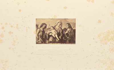 Huwelijk van de Heilige Catharina door Cima da Conegliano door Caldesi and Montecchi