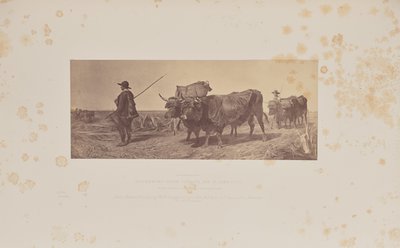 Terugkeren van werk, door R. Ansdell door Caldesi and Montecchi