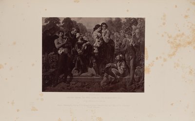 Scène uit As You Like It, door D. Maclise, R.A. door Caldesi and Montecchi