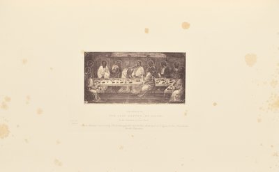 Het Laatste Avondmaal, door Giotto door Caldesi and Montecchi