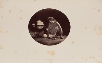De zeegrot, door W.E. Frost, A.R.A. door Caldesi and Montecchi