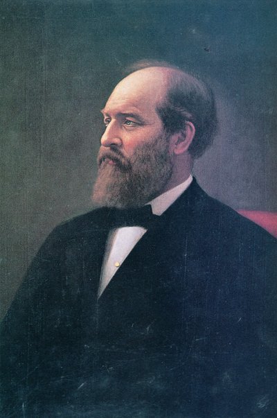 James A. Garfield (1831-81) door Calvin Curtis