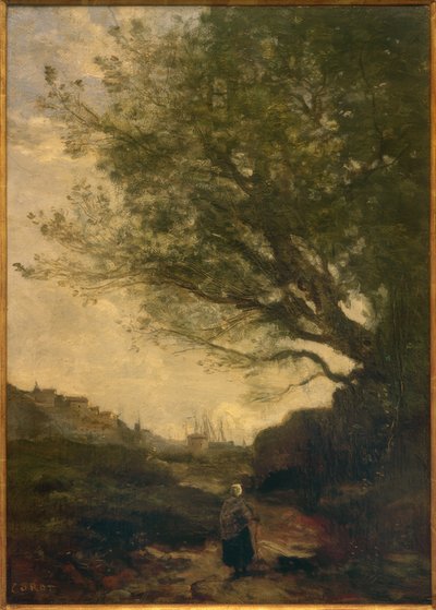 La Rochelle door Jean Baptiste Camille Corot