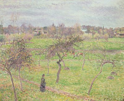 Appelbomen in een weide bij Eragny, 1894 door Camille Jacob Pissarro