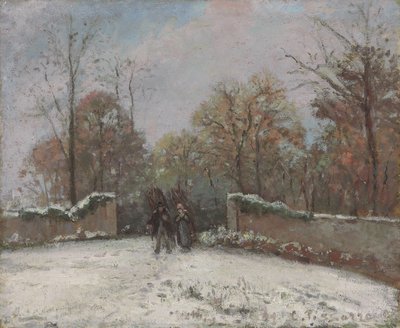 De Bos van Marly Binnenkomen door Camille Jacob Pissarro