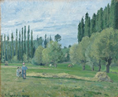 Hooien door Camille Jacob Pissarro