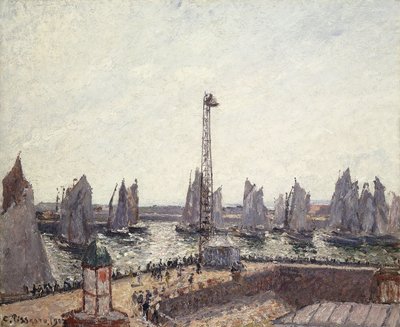 Buitenhaven en Kransen, Le Havre, 1903 door Camille Jacob Pissarro
