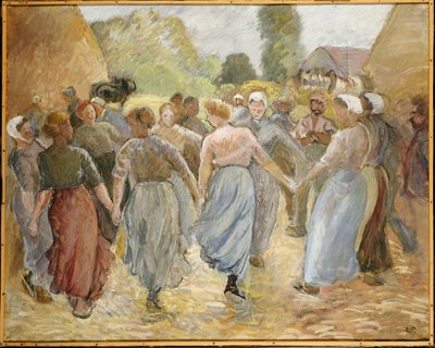 De Cirkel door Camille Jacob Pissarro
