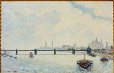 Charing Cross Bridge, Londen door Camille Pissarro