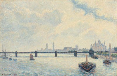 Charing Cross Bridge, Londen door Camille Pissarro