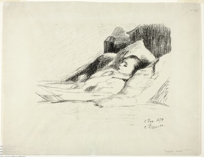 Dood kind door Camille Pissarro
