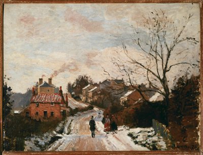 Fox Hill, Upper Nor (schilderij op doek) door Camille Pissarro