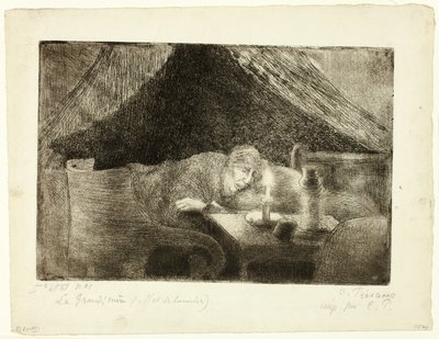 Grootmoeder: De moeder van de kunstenaar door Camille Pissarro