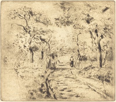 In de Velden bij Ennery door Camille Pissarro