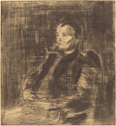 Portret van Paul Signac, ca. 1890 door Camille Pissarro