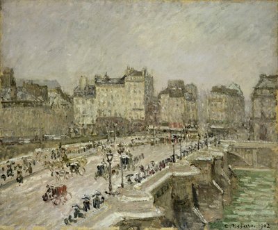 Pont Neuf, Sneeuweffect, 2e Serie door Camille Pissarro