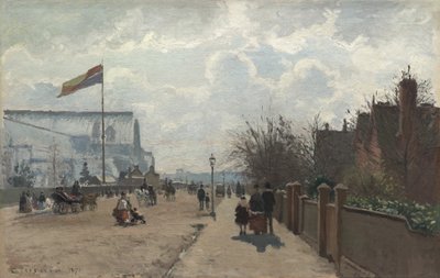 Het Crystal Palace, 1871 door Camille Pissarro
