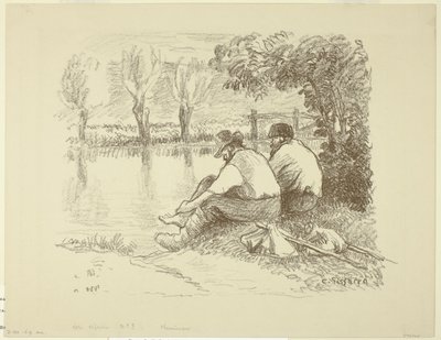 Zwerver door Camille Pissarro