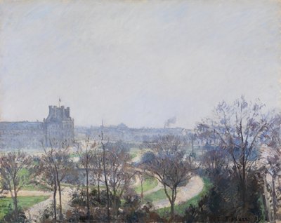 Tuilerieën Tuinen door Camille Pissarro