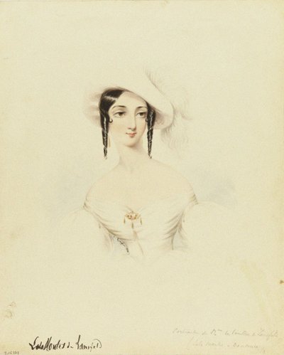 Portret van de danseres Lola Montez 1821-1861 door Camille Roqueplan