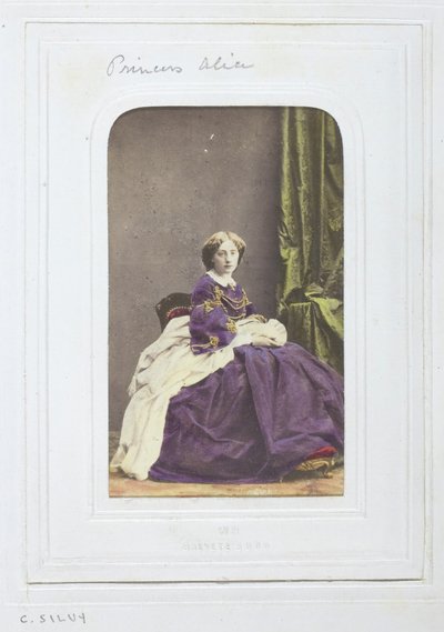 Prinses Alice, 1860-69 door Camille Silvy