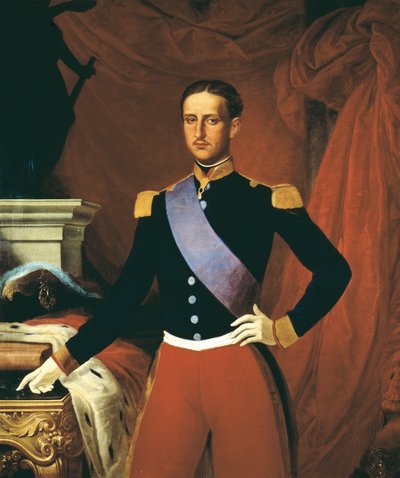 Portret van Francis II van Twee Siciliën (Napels) door Camillo Guerra