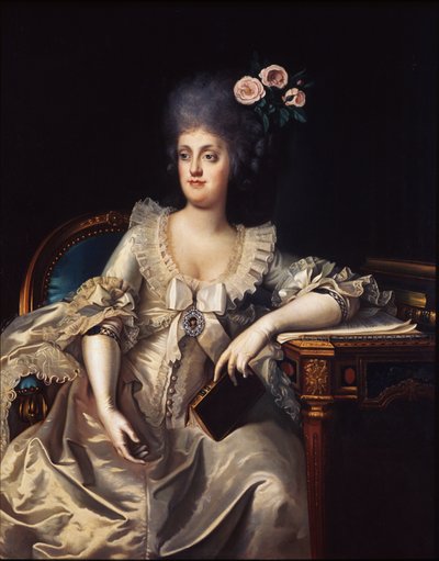 Portret van Maria Carolina van Oostenrijk door Camillo Landini